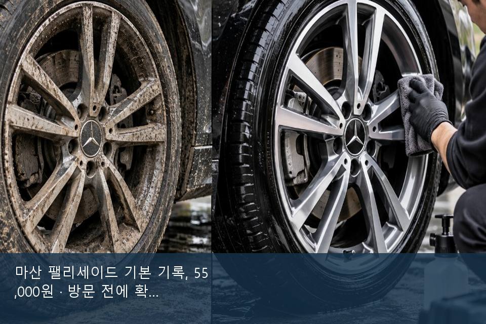 마산 팰리세이드 기본 기록, 55,000원 · 방문 전에 확인한 것